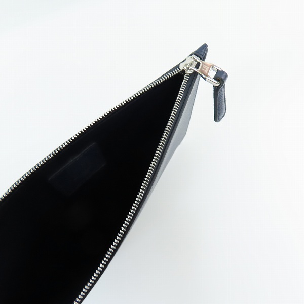 実際に弊社で買取させて頂いたdunhill/ダンヒル CADOGAN ZIP POUCH/クラッチバッグ/セカンドバッグ DU18F2875CA410の画像 3枚目