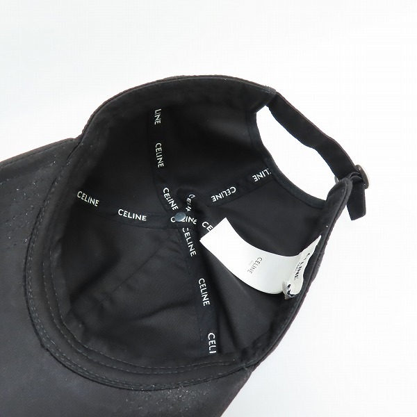 実際に弊社で買取させて頂いたCELINE/セリーヌ ロゴ刺繍 ベースボール キャップ 2AUS9242N/Mの画像 5枚目