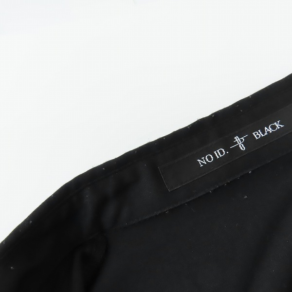 実際に弊社で買取させて頂いたNO ID. BLACK/ノーアイディー ブラック 22SS ドロップショルダーフライフロントSH/オーバーサイズシャツ 450006-885S/ONEの画像 6枚目