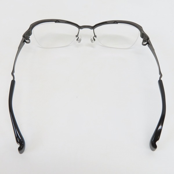 実際に弊社で買取させて頂いた999.9/フォーナインズ ハーフリム メガネフレーム/アイウェア S-316Tの画像 3枚目