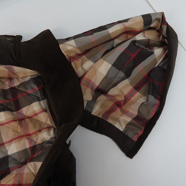 実際に弊社で買取させて頂いたMACKINTOSH LONDON/マッキントッシュ ロンドン フード付き キルティングコート G1F25-401-58/38の画像 4枚目