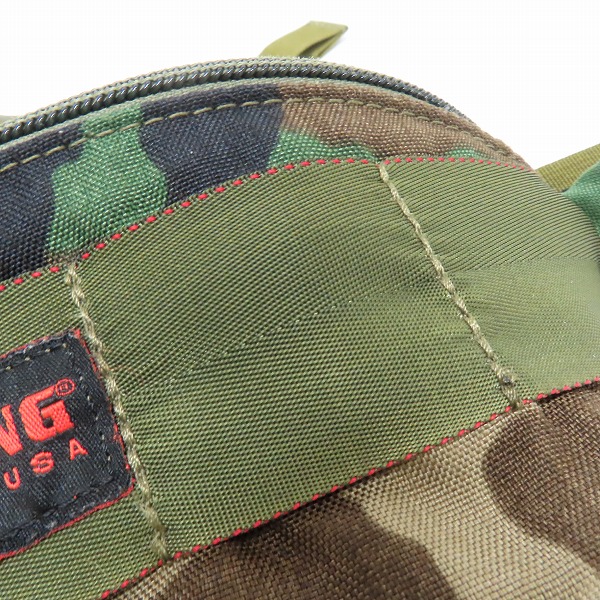 実際に弊社で買取させて頂いたBRIEFING/ブリーフィング 迷彩/カモフラ ウエストポーチ/ボディバッグの画像 6枚目