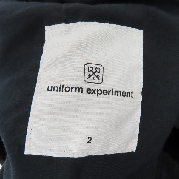 実際に弊社で買取させて頂いたuniform experiment/ユニフォームエクスペリメント 17AW MOVE FIT EASY SLACKS/ムーヴフィットイージースラックス UE-178007/2の画像 2枚目