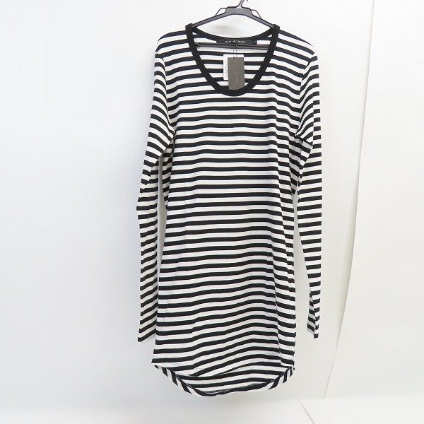 実際に弊社で買取させて頂いた【未使用】NO ID. BLACK/ノーアイディー ブラック C天竺ボーダーラウンドU 441019-396T/1