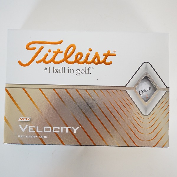 実際に弊社で買取させて頂いた【未使用】Titleist/タイトリスト VELOCITY ゴルフボール ホワイト 1ダースの画像 2枚目