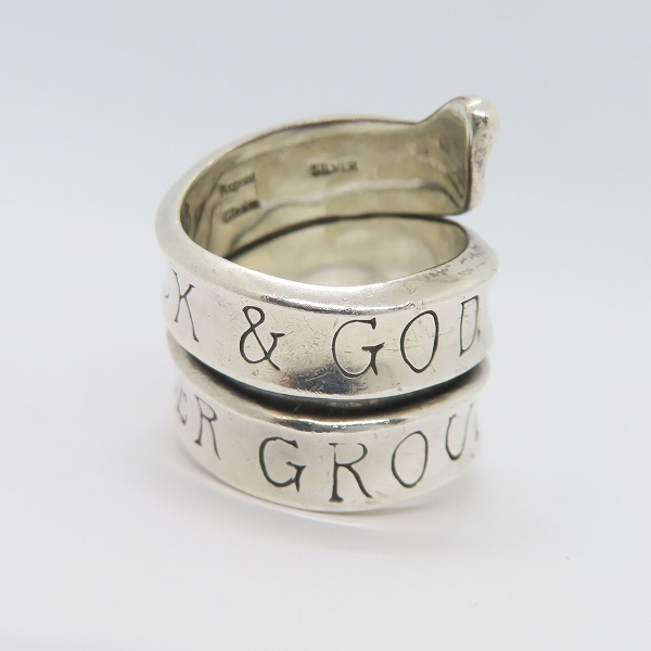 実際に弊社で買取させて頂いたCRIMIE/クライミー×Argent Gleam/アージェントグリーム RIBBONリング 16-19.5号の画像 3枚目