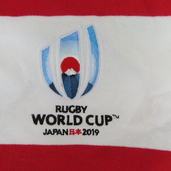 実際に弊社で買取させて頂いたCANTERBURY/カンタベリー ラグビーW杯 2019 日本代表 ラガーシャツ VWD39109/Sの画像 6枚目