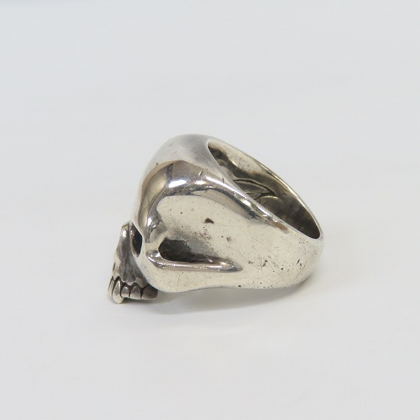 実際に弊社で買取させて頂いたCRAZY PIG DESIGNS/クレイジーピッグ スモール エビルスカル リング 20.5-22号の画像 1枚目