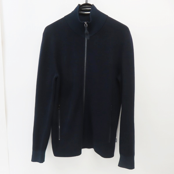 実際に弊社で買取させて頂いたHUGO BOSS/ヒューゴボス ジップアップニットジャケット/L