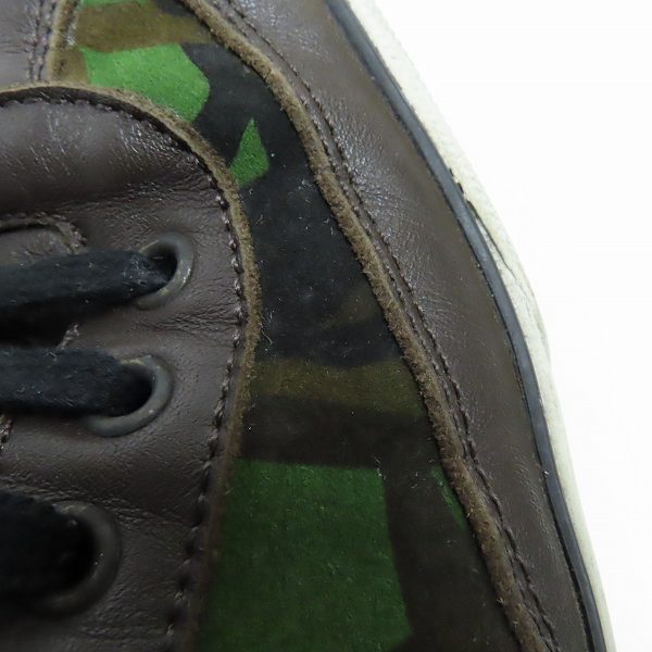 実際に弊社で買取させて頂いたJIMMY CHOO/ジミーチュウ カモフラ/迷彩柄 スニーカー/シューズ Size：42の画像 7枚目