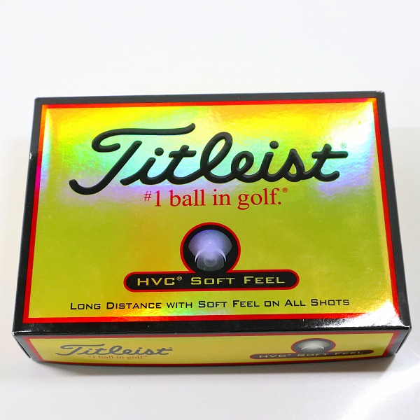 実際に弊社で買取させて頂いた【未使用】Titleist/タイトリスト HVC SOFT FEEL ゴルフボール ホワイト 1ダースの画像 2枚目
