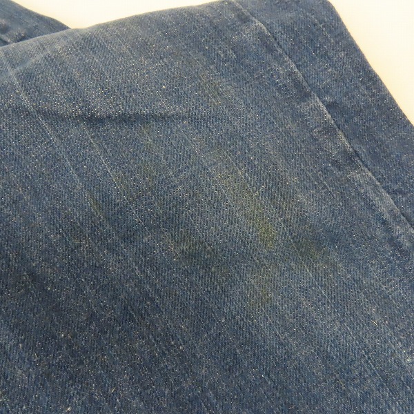 実際に弊社で買取させて頂いたSUGAR CANE/シュガーケーン 阿波蓼正藍 右綾 砂糖黍デニム ジーンズ SC40200/W34L34の画像 8枚目