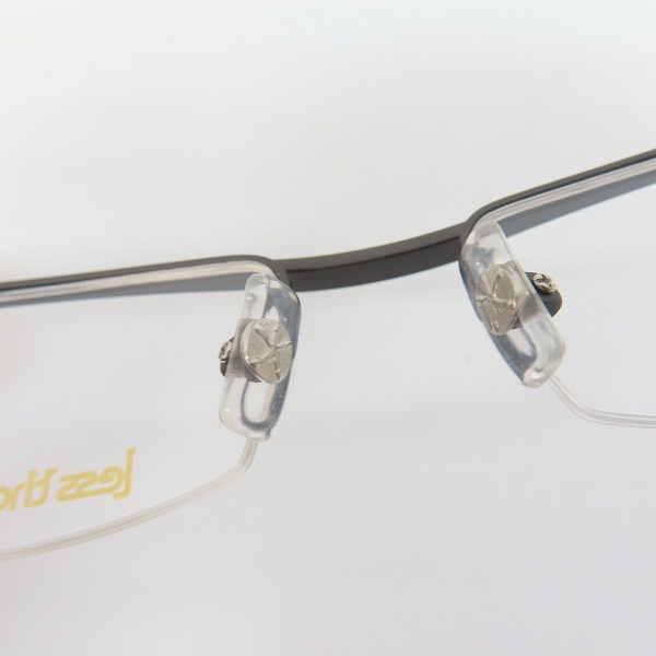 実際に弊社で買取させて頂いたless than human/レスザンヒューマン C7H8/トルエン メガネフレームの画像 4枚目