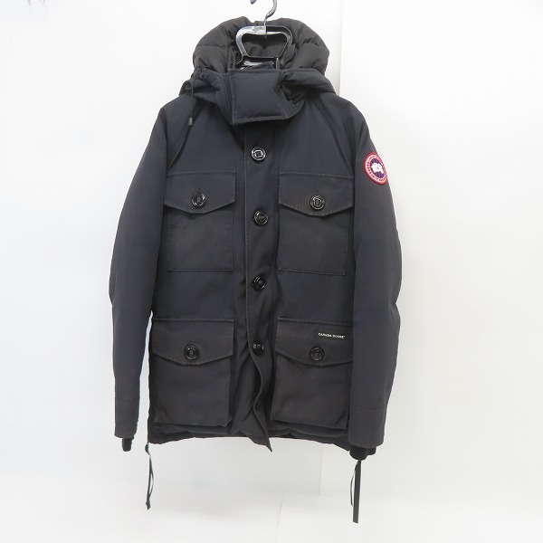実際に弊社で買取させて頂いた【JPタグ】CANADA GOOSE/カナダグース B&Y ユナイテッドアローズ別注 LANGLEYラングレー ダウンコート 3346JM/XS