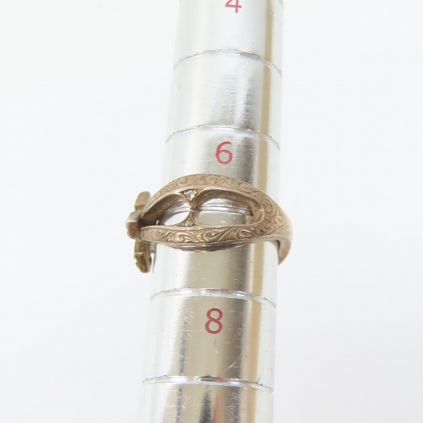 実際に弊社で買取させて頂いた【ジャンク含む】Loree Rodkin/ローリーロドキン スターファンシークロスリング/チェーン 2点セットの画像 4枚目