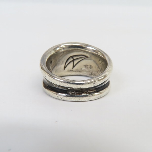 実際に弊社で買取させて頂いたCRAZY PIG DESIGNS/クレイジーピッグ スモール ハイドーム チューダー リング 18.5-19.5号の画像 3枚目