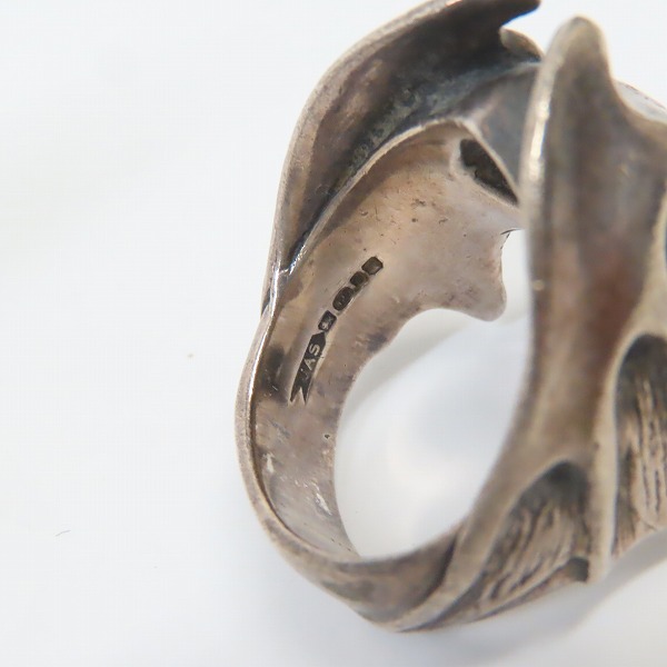 実際に弊社で買取させて頂いたCRAZY PIG/クレイジーピッグ ルシファー リング 19-19.5号の画像 6枚目