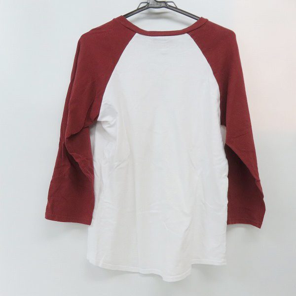 実際に弊社で買取させて頂いたGOODENOUGH classics/グッドイナフ ロゴワッペン 7分袖 ラグランTシャツ ホワイト レッド/Mの画像 1枚目