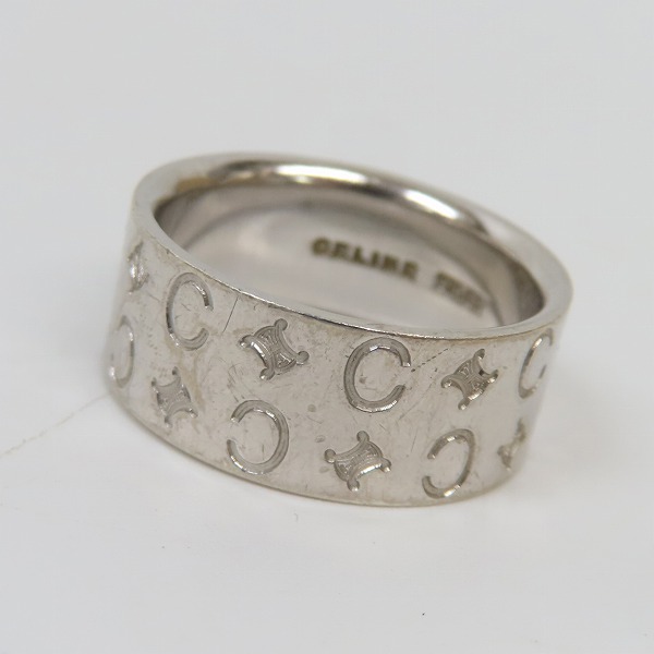 実際に弊社で買取させて頂いたCELINE/セリーヌ ロゴ リング/指輪 18号