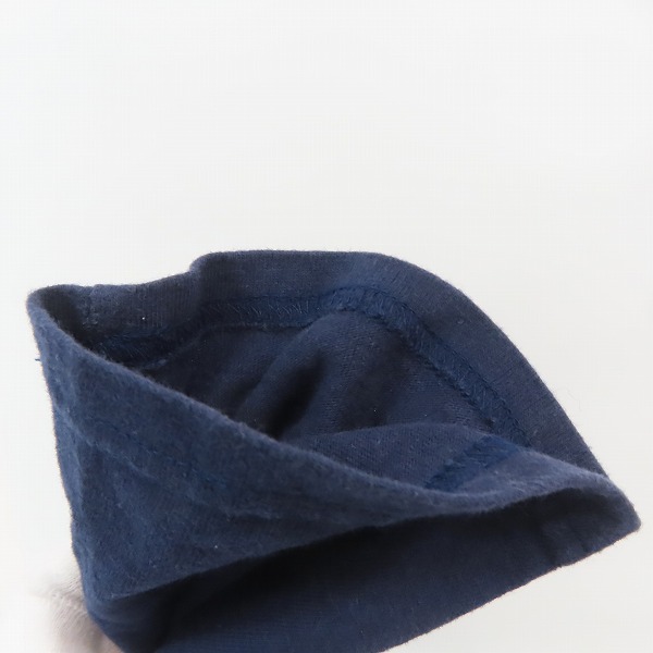 実際に弊社で買取させて頂いた(1)GOODENOUGH classics/グッドイナフ ロゴワッペン 7分袖 ラグランTシャツ ホワイト ネイビー/Mの画像 6枚目