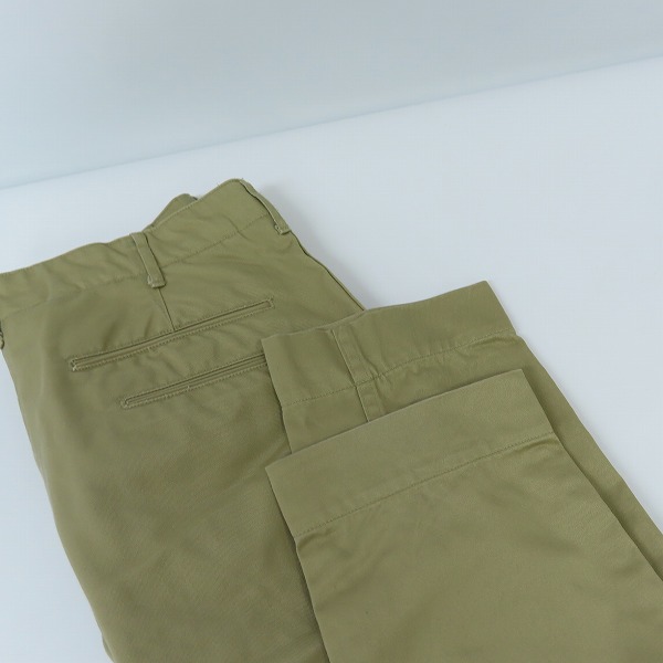 実際に弊社で買取させて頂いたMARKAWARE/マーカウェア ボタンフライ チノパンツ ASTD-10PT02C 2の画像 7枚目