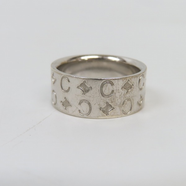 実際に弊社で買取させて頂いたCELINE/セリーヌ ロゴ リング/指輪 18号の画像 2枚目