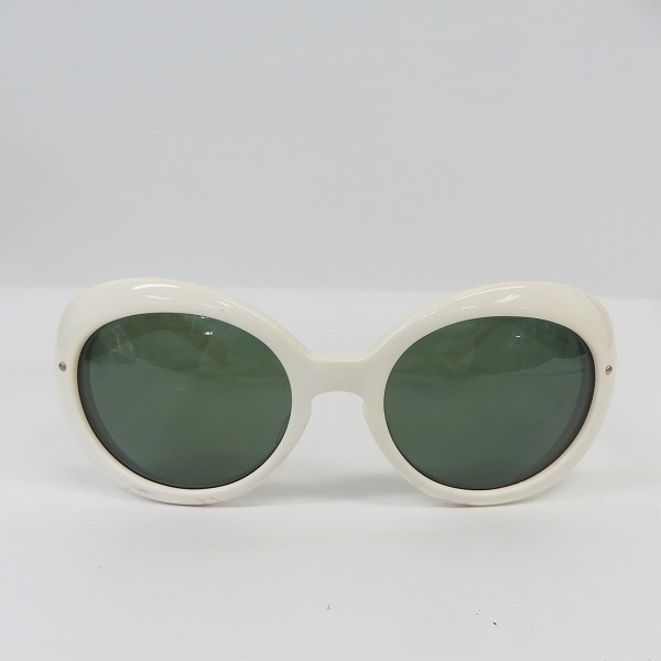 実際に弊社で買取させて頂いたNUMBER (N)INE/ナンバーナイン ONE/ワン サングラス/アイウェア ホワイトの画像 1枚目