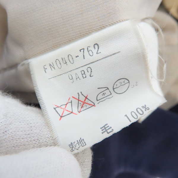 実際に弊社で買取させて頂いたBurberry's/バーバリー ファー付き ウールコートの画像 3枚目