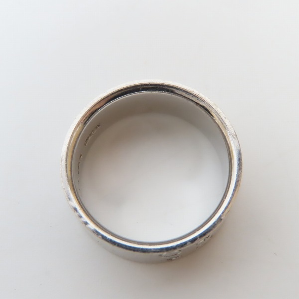 実際に弊社で買取させて頂いたCELINE/セリーヌ ロゴ リング/指輪 18号の画像 5枚目