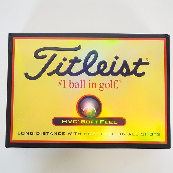 実際に弊社で買取させて頂いた【未使用】Titleist/タイトリスト HVC SOFT FEEL ゴルフボール ホワイト 1ダースの画像 2枚目