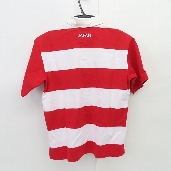 実際に弊社で買取させて頂いたCANTERBURY/カンタベリー ラグビーW杯 2019 日本代表 ラガーシャツ VWD39109/Sの画像 1枚目