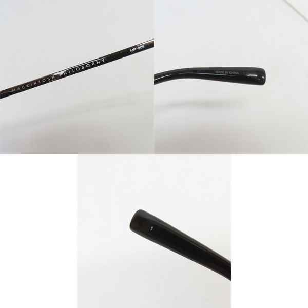 実際に弊社で買取させて頂いたMACKINTOSH PHILOSOPHY/マッキントッシュフィロソフィー ウェリントン型 アイウエア/サングラス MP-908の画像 6枚目