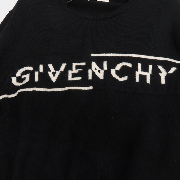 実際に弊社で買取させて頂いた【JPタグ】GIVENCHY/ジバンシィ セーター ニット ロゴ ライン BM90B44Y5D /Lの画像 6枚目