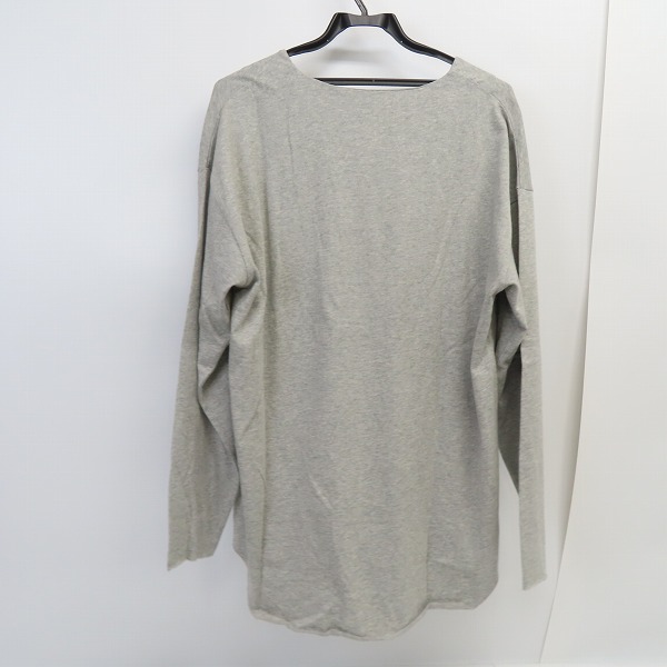 実際に弊社で買取させて頂いた【未使用】NO ID. BLACK/ノーアイディー ブラック C天竺V-N-BIG プルオーバー 444006-827T/ONEの画像 1枚目