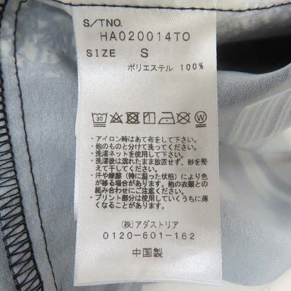 実際に弊社で買取させて頂いたHARE/ハレ フォトコラージュ 半袖シャツ ブラック HA020014TO /Sの画像 3枚目