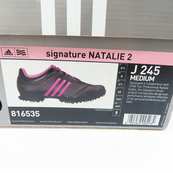 adidas signature NATALIE ゴルフシューズ J 245 adidas signature