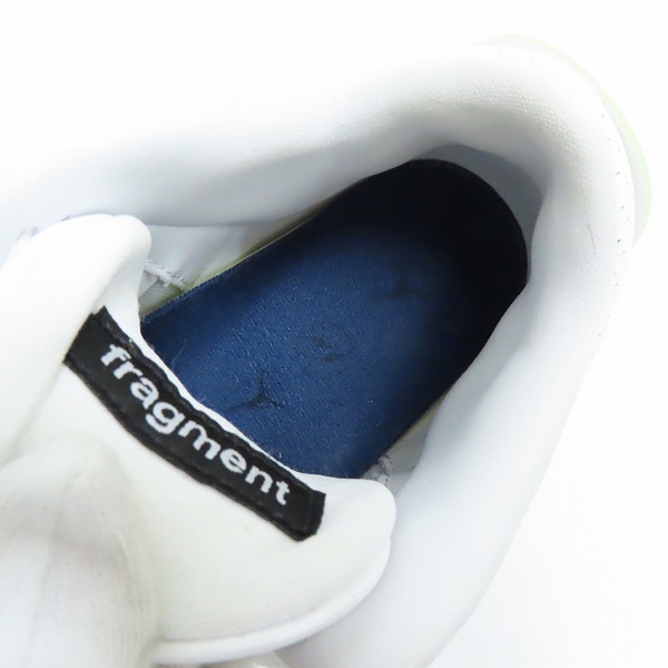 実際に弊社で買取させて頂いたFRAGMENT DESIGN×NIKE/フラグメントデザイン×ナイキ AIR JORDAN 3 エアジョーダン3 ホワイト/ブラック DA3595-100/27の画像 4枚目