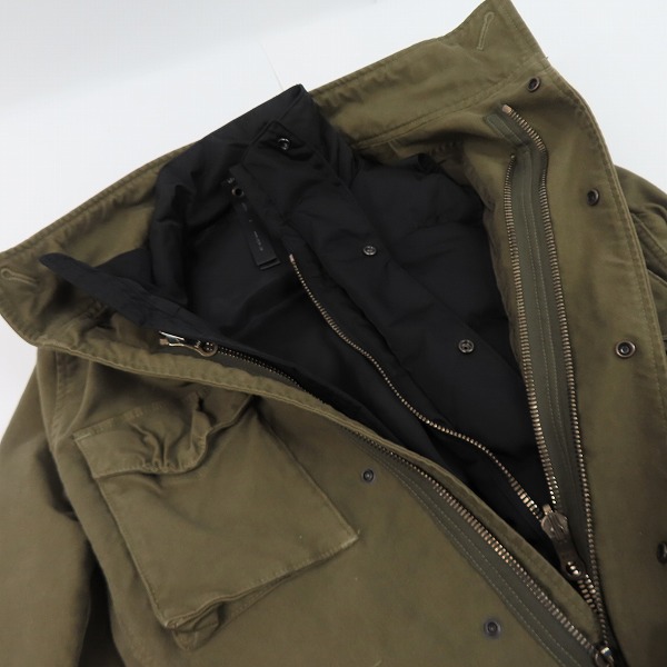 実際に弊社で買取させて頂いたwjk/ダブルジェイケイ ライナー付 フィールドジャケット ライナー付き M-66 1821 cs21e/Sの画像 6枚目