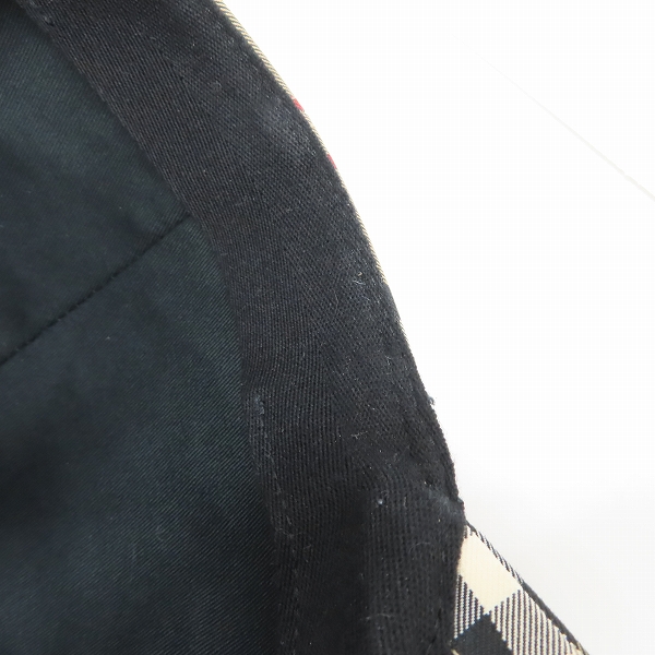 実際に弊社で買取させて頂いたBURBERRY/バーバリー ロゴアップリケ ヴィンテージチェック ベースボールキャップ 8026929/Mの画像 8枚目