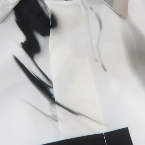 実際に弊社で買取させて頂いたHARE/ハレ フォトコラージュ 半袖シャツ ホワイト HA020014TO /Sの画像 4枚目