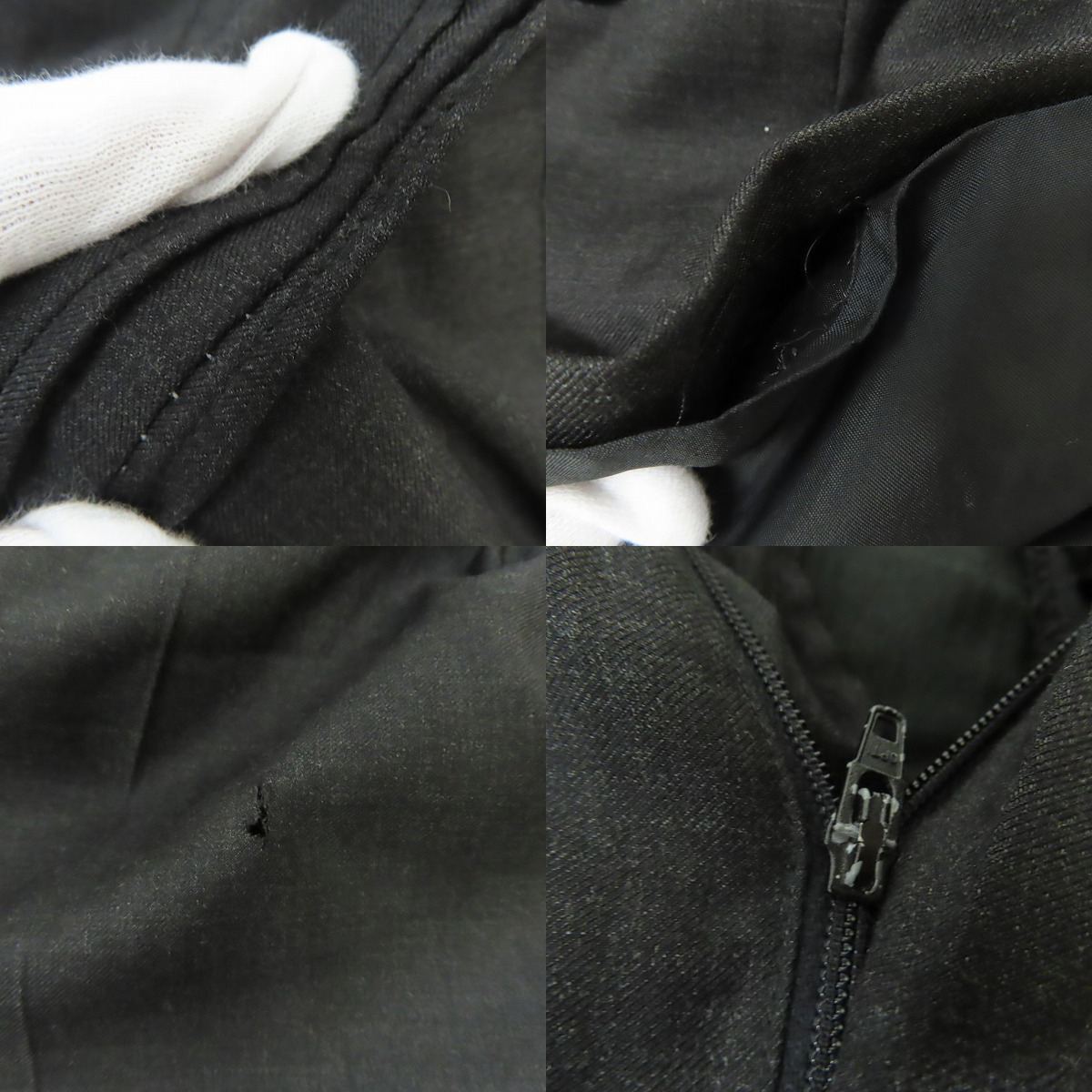 実際に弊社で買取させて頂いた【JPタグ】GIORGIO ARMANI/ジョルジオ アルマーニ ダブル ジャケット/パンツ セットアップ/スーツ /46の画像 8枚目