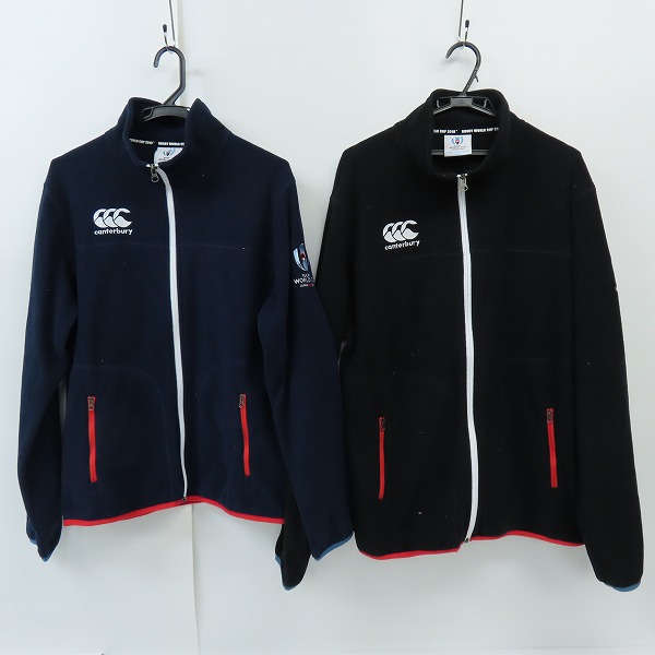 実際に弊社で買取させて頂いたCANTERBURY/カンタベリー ラグビー ワールドカップ 日本2019 フリースジャケット 2点セット