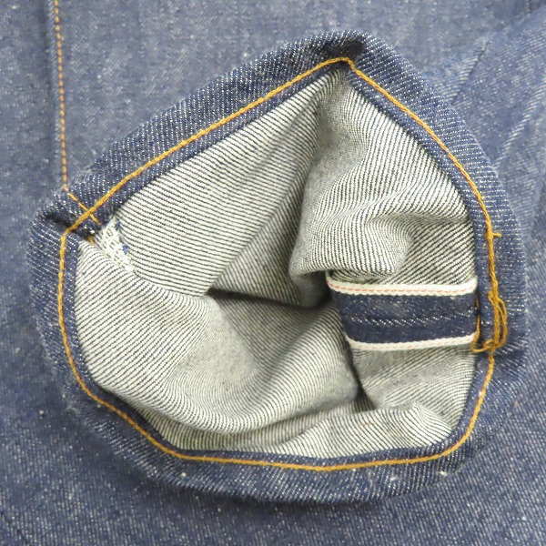 実際に弊社で買取させて頂いた【未使用】LEVI'S/リーバイス 501 デニムパンツ 赤耳 US501/W32 L36の画像 9枚目