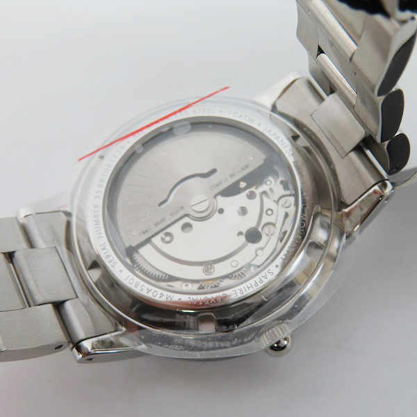 実際に弊社で買取させて頂いた【未使用】Daniel Wellington/ダニエルウェリントン Iconic Link Automatic 自動巻き腕時計 DW00100482の画像 4枚目