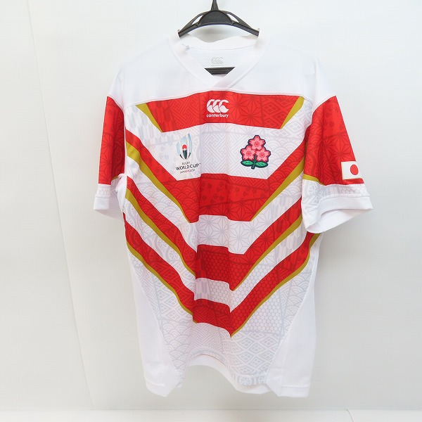 実際に弊社で買取させて頂いたCANTERBURY/カンタベリー ラグビー日本代表 ジャパン レプリカ ホームジャージ RWC2019 ワールドカップ/VWR39000/3L