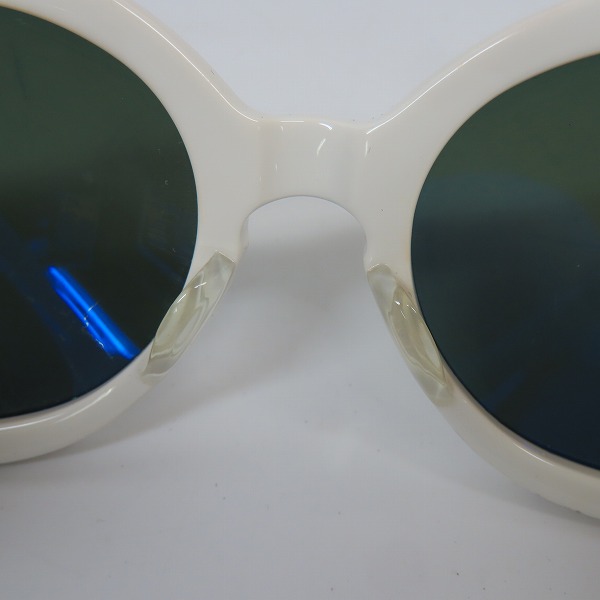 実際に弊社で買取させて頂いたNUMBER (N)INE/ナンバーナイン ONE/ワン サングラス/アイウェア ホワイトの画像 4枚目