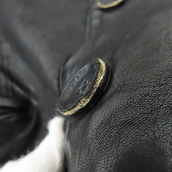 実際に弊社で買取させて頂いたBACKLASH/バックラッシュ イタリアンダブルショルダー 製品染め 2B レザージャケット 1254-07/2(M)の画像 6枚目