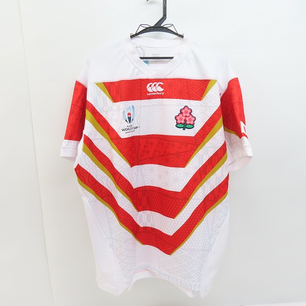 実際に弊社で買取させて頂いた【未使用】Canterbury/カンタベリー 2019年ラグビーワールドカップ ユニフォーム 3L