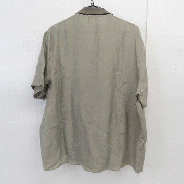 実際に弊社で買取させて頂いたEMPORIO ARMANI/エンポリオ アルマーニ オープンカラー シルク半袖シャツ 43/17の画像 1枚目