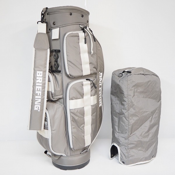 実際に弊社で買取させて頂いたBRIEFING/ブリーフィング CR-6 ゴルフ 8.5型 5分割キャディバッグ ライトグレー